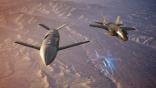 Collaborative Combat Aircraft in flight concept art