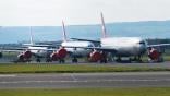 aircraft on runway