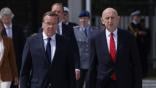  German Defence Minister Boris Pistorius (L) receives new British Defence Secretary John Healey