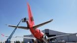 Aircraft maintenance at Ascent hangar