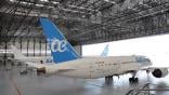 Air Europa aircraft in hangar